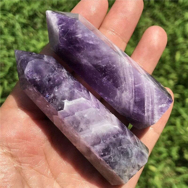 Amethyst Crystal Wand - Crown Chakra Healing