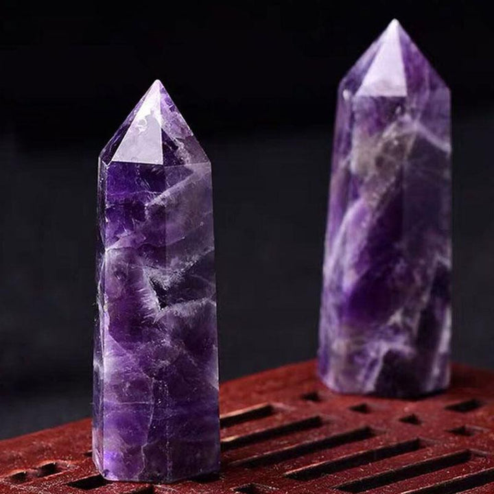 Amethyst Crystal Wand - Crown Chakra Healing