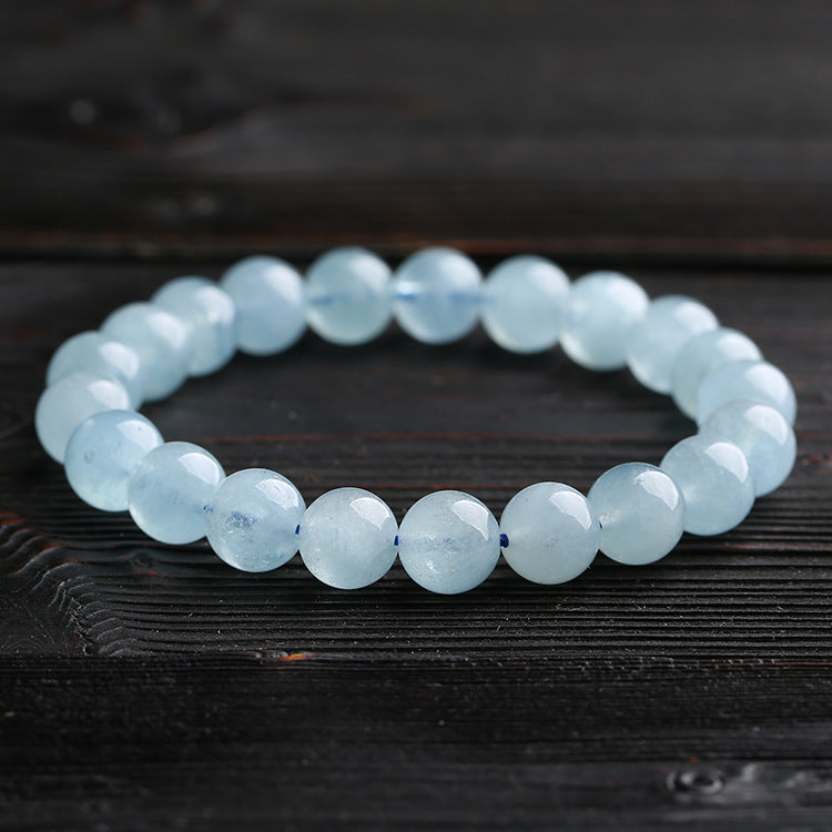 Blue Aquamarine Calming Bracelet - Grounding & Soothing