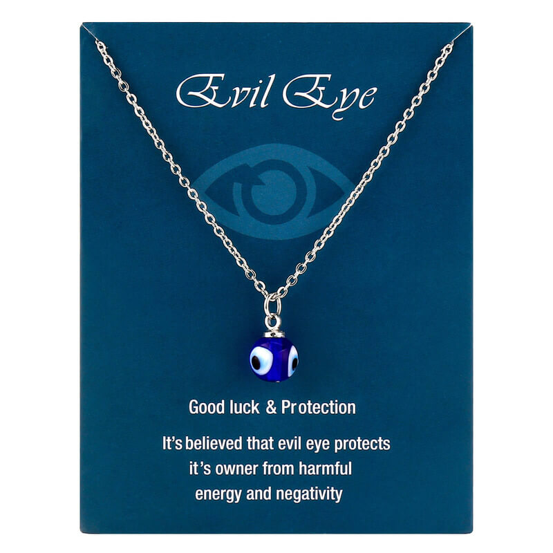 Blue Evil Eye Protection Necklace