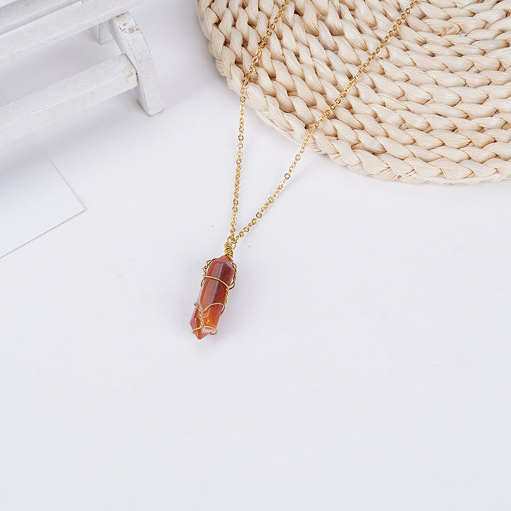 Carnelian Necklace - Boost Vitality, Creativity, Self-Confidence