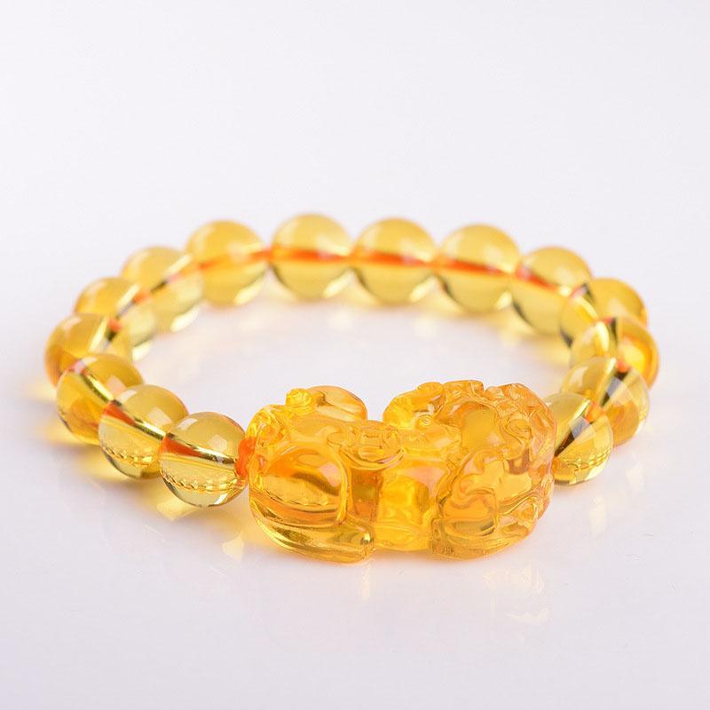 Citrine Pixiu Bracelet - Attract Wealth