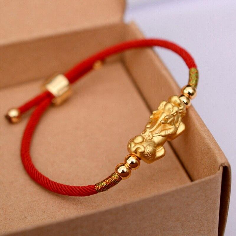 Feng Shui Red String Pixiu Bracelet