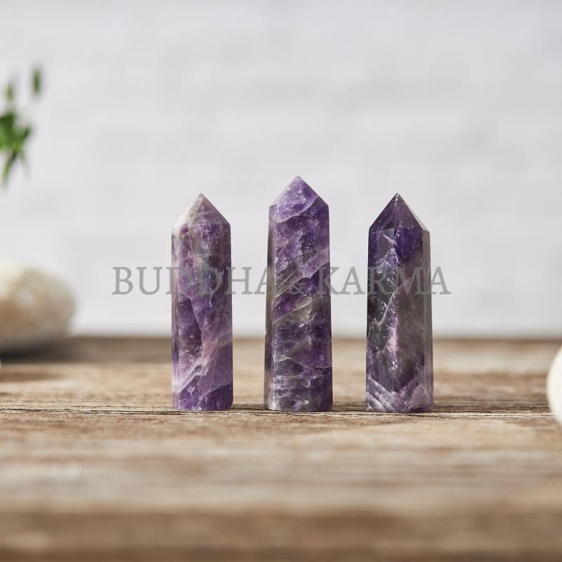 Amethyst Crystal Wand - Crown Chakra Healing