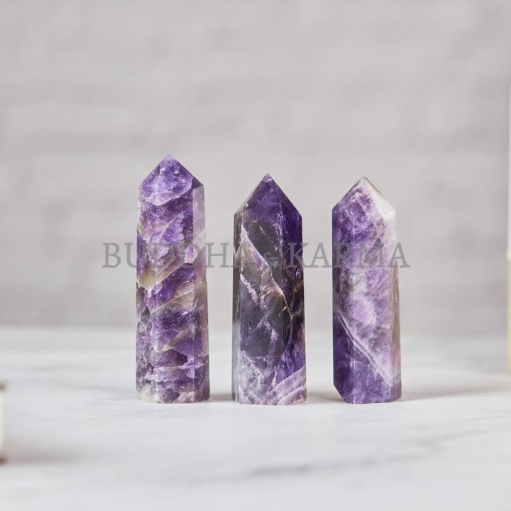 Amethyst Crystal Wand - Crown Chakra Healing