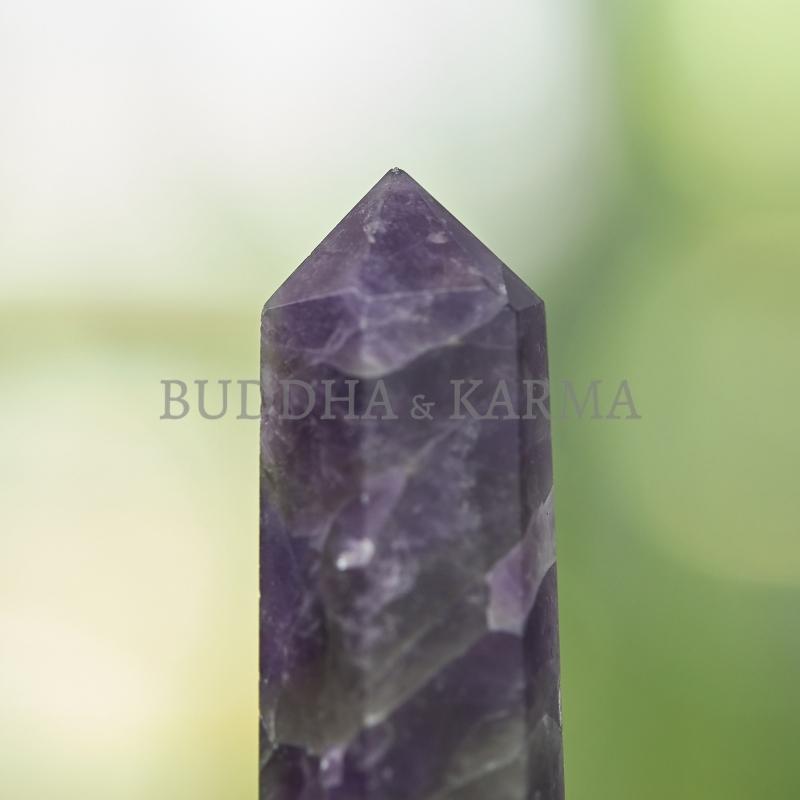 Amethyst Crystal Wand - Crown Chakra Healing