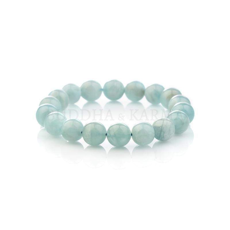 Blue Aquamarine Calming Bracelet - Grounding & Soothing