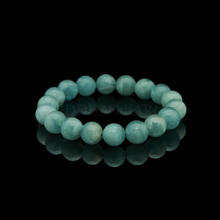 Blue Aquamarine Calming Bracelet - Grounding & Soothing