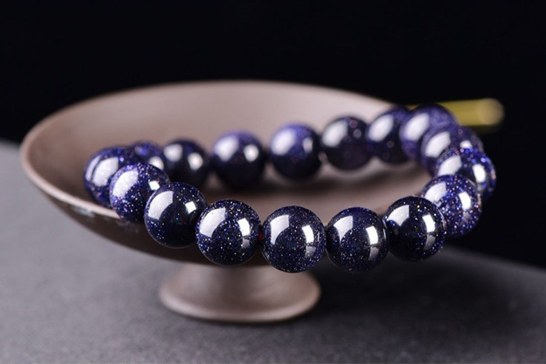 Blue Sandstone Bracelet - Intention Amplifier