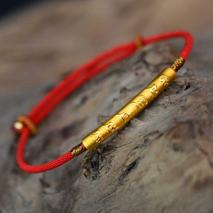 Tibetan Lucky Bracelet Red String Bracelet Buddhist Lucky Charm