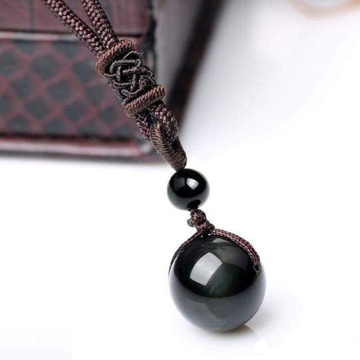 Rainbow Obsidian Necklace - Eye of Truth