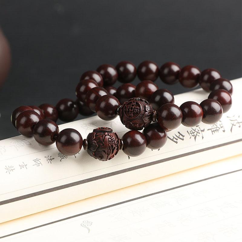 Sandalwood Bracelet Buddhist Meditation Beads - Peace & Concentration