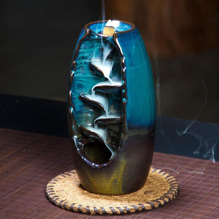 Smoke Waterfall Cone Incense Burner