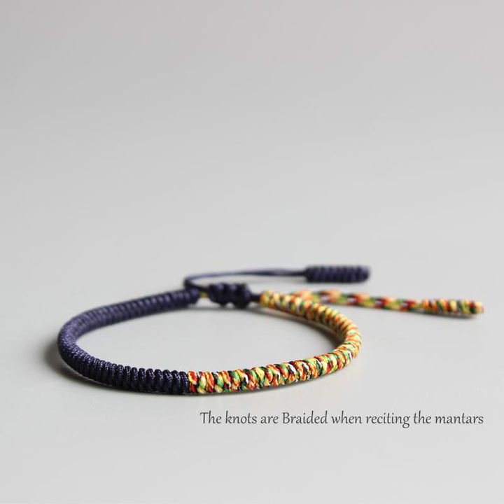 Tibetan Handmade Knot Bracelets - Freedom from Suffering