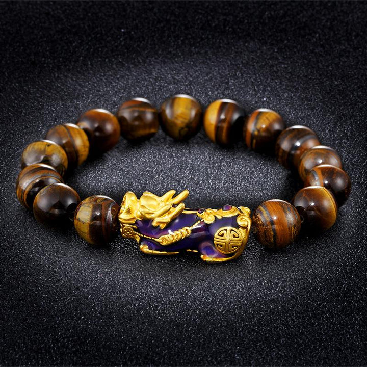 Tiger’s Eye Pixiu Prosperity Bracelet