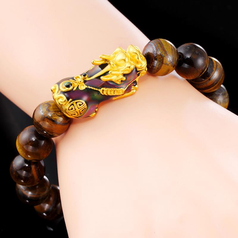 Tiger’s Eye Pixiu Prosperity Bracelet